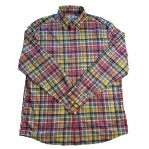 Southern‎ Tide Intercoastal Men's Plaid Button Down Long Sleeve Shirt Large
